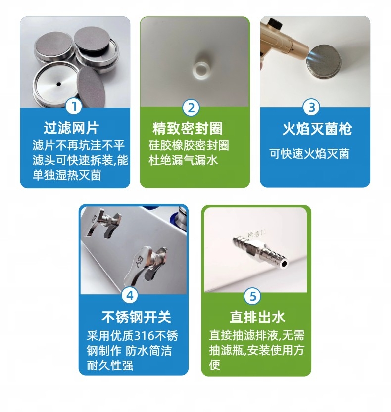 升级款六联微生物过滤限度仪AW-G06